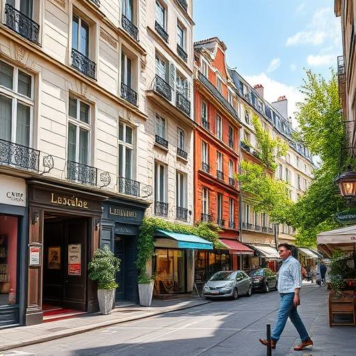 Exterior view of the Lumiere Lens photography studio located in Le Marais, Paris
